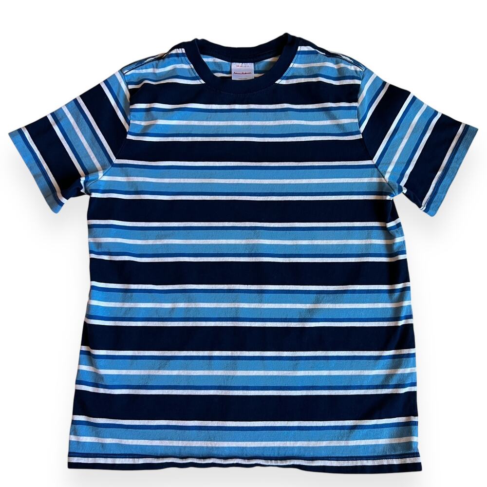 Hanna Andersson Blue Striped Tee 140cm